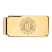 Lex & Lu LogoArt Sterling Silver Georgia Institute of Technology Money Clip Crest Lex & Lu LogoArt Sterling Silver Georgia Institute of Technology Money Clip Crest